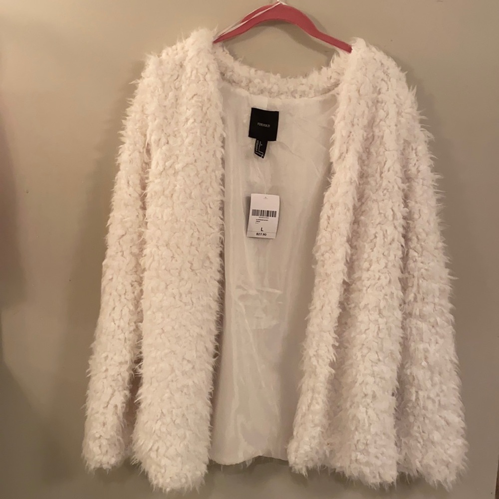 fuzzy soft cardigan/jacket NWT!!!